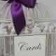 DIY Shabby Ivory Birdcage Wedding Card Holder / Bird Cage Cardholder Wedding Decoration