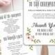 Wedding Fan Programs - DIY Program - Wedding Program - Easy Editable Wedding Ceremony Program - DIY Fan Program - Instant Download