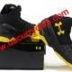 2016 Under Armour Curry Two Black Yellow Championship Shoes