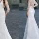 New Designer Mermaid Lace Wedding Dresses 2016 Half Sleeve Appliqued Sweep Train Illusion Sheer Crew Bridal Gowns Vestidos De Novia Online with $106.29/Piece on Hjklp88's Store 