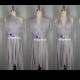 Summer Multi Way Bridesmaid Dress Infinity Dress Silver Short Knee Length Wrap Convertible Dress Wedding Dress Evening Dresses