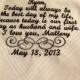 Lovely gift for Groom.  Embroidered Handkerchief for groom Wedding Keepsake
