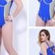 Blue Print Plus Size One-Piece Womens Swimsuit Lidyy1605202036