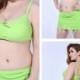 Green Two-Piece Plus Size Womens Swimsuit With Bottoms Skirt Lidyy1605202029