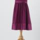 Purple Chiffon Straps Ruched Sleeveless Knee Length Junior Bridesmaid Dresses