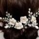 Bridal Headpiece, Wedding Hair Accessories ,Flower Rhinestone Wedding Hair Vine, Bridal Hair Combs Rhinestone Wedding Headpieces