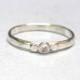 Engagement Ring -Similar diamond white topaz ,silver ring ,anniversary gift, Gift for her, Stacking ring, Girls ring, Women ring, Gift