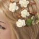 Bridal Hair Comb, Wedding Hair Comb, bridal Fascinator, Wedding Fascinator, Bridal Headpiece, Wedding Accessories, Woodland Hair Comb