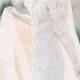 Wedding Veil, Lace Bridal Mantilla veil, Ivory Cathedral length veil - Style 301