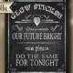 Glow Stick-Our Future Bright wedding sign - 5x7,8x10,11x14, 22 x 28 - instant download digital file - Rustic Collection