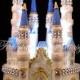 Castle Cake Topper Cinderella Fairytale Wedding or Sweet 16 or 15 - LIGHTED