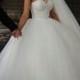 H1591 Feminine soft tulle ball gown wedding dresses with sweetheart neck