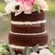Floral Chocolaty Wedding Cake
