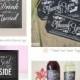 DIY Wedding Printables: Chalkboard Signs, Tags  And Labels