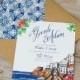 Positano Wedding Invitation, Italian Amalfi Coast Wedding