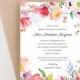 Boho Botanical Garden Bridal Luncheon Invitation, Bridal Shower, Save The Date or Wedding Announcement