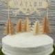 Personalized Wilderness Cake Topper