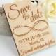 Infinite Custom Save the Date Magnet Set, Wood Save the Date, Wedding Save the Date, Wedding Accessory, Wooden Tags, Wedding favor, Heartcut