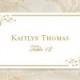 Printable Place Cards "Elegance" in Gold Editable Word.doc Tent Card Template Avery 5302 Compatible ANY 1 or 2 COLORS Av. DIY You print