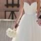 Beautiful Wedding Dress Affordable A Line With Spaghetti Straps Flowy White Summer Beach Tulle Wedding Gown From Meetdresse