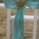 Beach Wedding Chair Caps With Starfish Or Sand Dollars - Set Of 2 - Beach Wedding Decoration, Sweetheart Table Chair Decoration