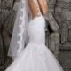Elegant Tulle Beaded Sleeveles Mermaid Wedding Dress