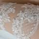 Ivory Pearl Beaded Lace Wedding Garter Set, Ivory Lace Garter Set, Flower Garter, Toss Garter, Keepsake Garter - Style G031
