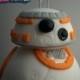 3D BB8 Droid Fondant Cake Topper. Ready to ship in 3-5 business days. "We do custom orders"