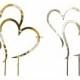 Silver or Gold Wedding Cake Topper Heart Diamante Decorations Supplies, FREE POSTAGE Australia Wide