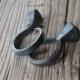 Blacksmith Horseshoe Ring -  promise ring Iron anniversary - 6th anniversary - bridesmaides-