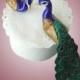 Indian Peacock & Peahen Cake Topper - Made to Order