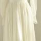 Silk Rayon Georgette and Lace Negligee Alternative Wedding Dress