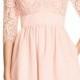 Eliza J Lace & Faille Dress (Regular & Petite) 
