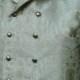 Mans English Regency Wedding Vest Double Breasted Grooms Waistcoat in Cream/Gold Silk Brocade