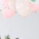 Pretty Palm Fronds Party Decor   DIY Decoupage Balloons!