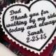 Personalized WEDDING TIE PATCH - Father of the Bride, Thank You, Dad Patch, Wedding Day, Wedding Accessories, Bridal Accessories, Dad