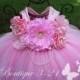Pink Flower Girl Dress, Pink tutu dress, Pink Birthday Dress,