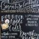 CHALKBOARD Personalized Wedding Bar Sign // , Hand Lettered Calligraphy, Bar Event Sign, Signature Drink Menu