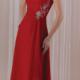Short Sleeves Red Square Floor Length Appliques Chiffon Ruched
