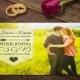 Wedding Save the Date Postcard Template - Photoshop Template PSD - Save the Date Invitations Photography WS005