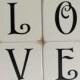 Valentine Sign LOVE Shelf Sitter Blocks Wedding Decor Stacking Blocks