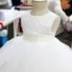 Ivory Baptism Dress, Christening Dress, Newborn Tutu, Toddler Dress for Wedding, Birthday Dress Baby, PD079-1