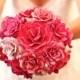 Custom Paper Flower Wedding Bouquet - Bridal Bouquet - Bridesmaid Bouquet