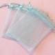 Lot of 20 Organza Bag 3" x 4" Silver Jewelry Pouch... Gift Bag... Wedding... N205