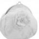 white lace bride handbag, bridal clutch bag, womens lace purse bag in wedding, formal bag, vintage style, bridesmaid clutch handbag 1495-04