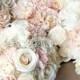 Gold and Blush Wedding Bouquet
