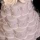 Petal Shaped Wedding Cake Succulent Flowers Top An Oriental Stringwork Inspired Cake This Won 3rd Place In Wedding Beginners At That Takes