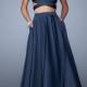Sleeveless Navy Satin Red Ruched Straps Purple Criss Cross Floor Length