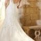 Beautiful Applique Long Mermaid Wedding Dress