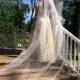 Cathedral Length Veil, Wedding Veil, Single Tier Bridal Veiling, 3 Yard Long Veil, Weddings, Accessories, Veils,  Style No. 4139